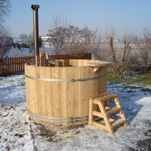 Kangu Hottub, bayrische Jacuzzi, Hotpot für 4 Personen Badebottich , der bayrische Jacuzzi